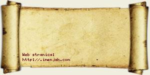 Žanka Sudimac vizit kartica